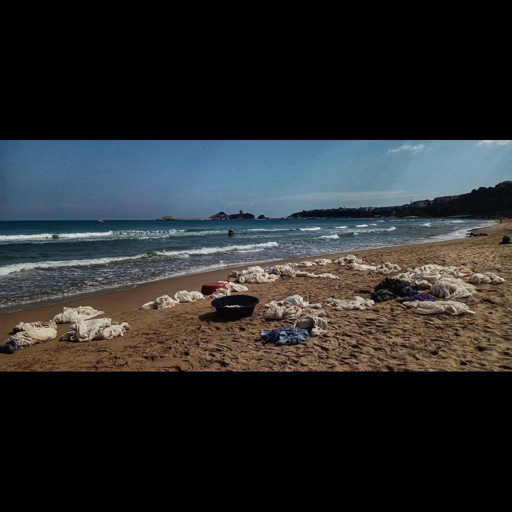 Şile bezi: Denizde çırpma