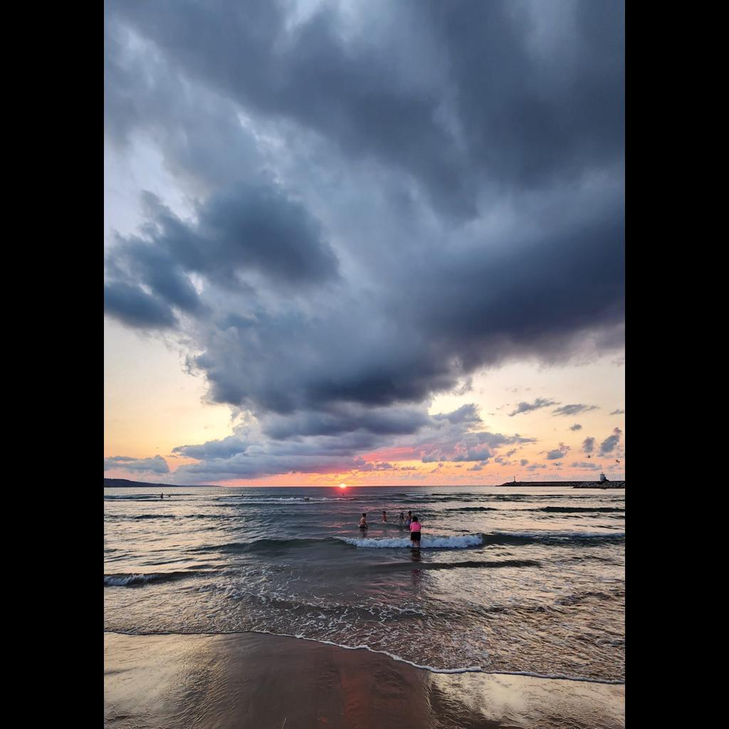 Şile sahil deniz keyfi.