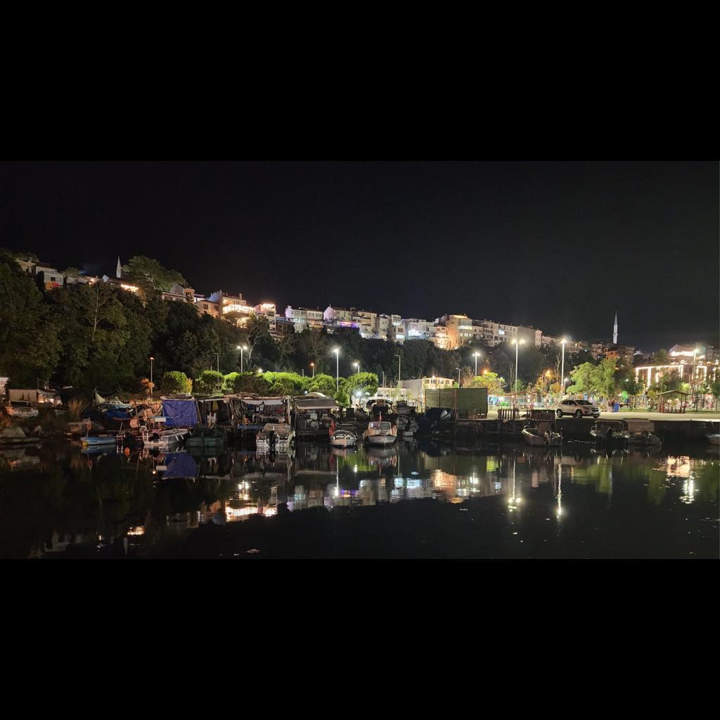 Şile'de gece ve yakamozlar.