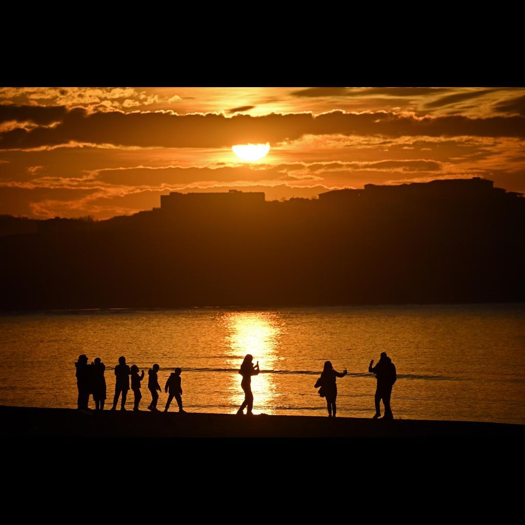 Ayazma plajı gün batımı
